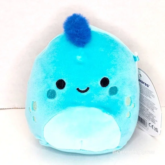 DJIMON 🦎 Blue Spotted Iguana Original Squishmallows By Kellytoy NWT - Picture 1 of 8